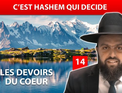 LES DEVOIRS DU COEUR 14 – C’est Hashem qui décide – Rav Eliahou Amsellem