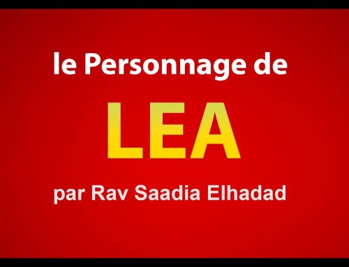 Le personnage de LEA dans la Torah – Rav Saadia Elhadad